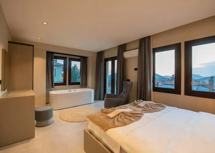 Havuzlu Korunakli Jakuzili Villa *